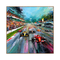 Grand Prix Rush Wall Art