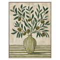 Olive Stripes Wall Art