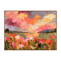 Sunset Petalfield Wall Art