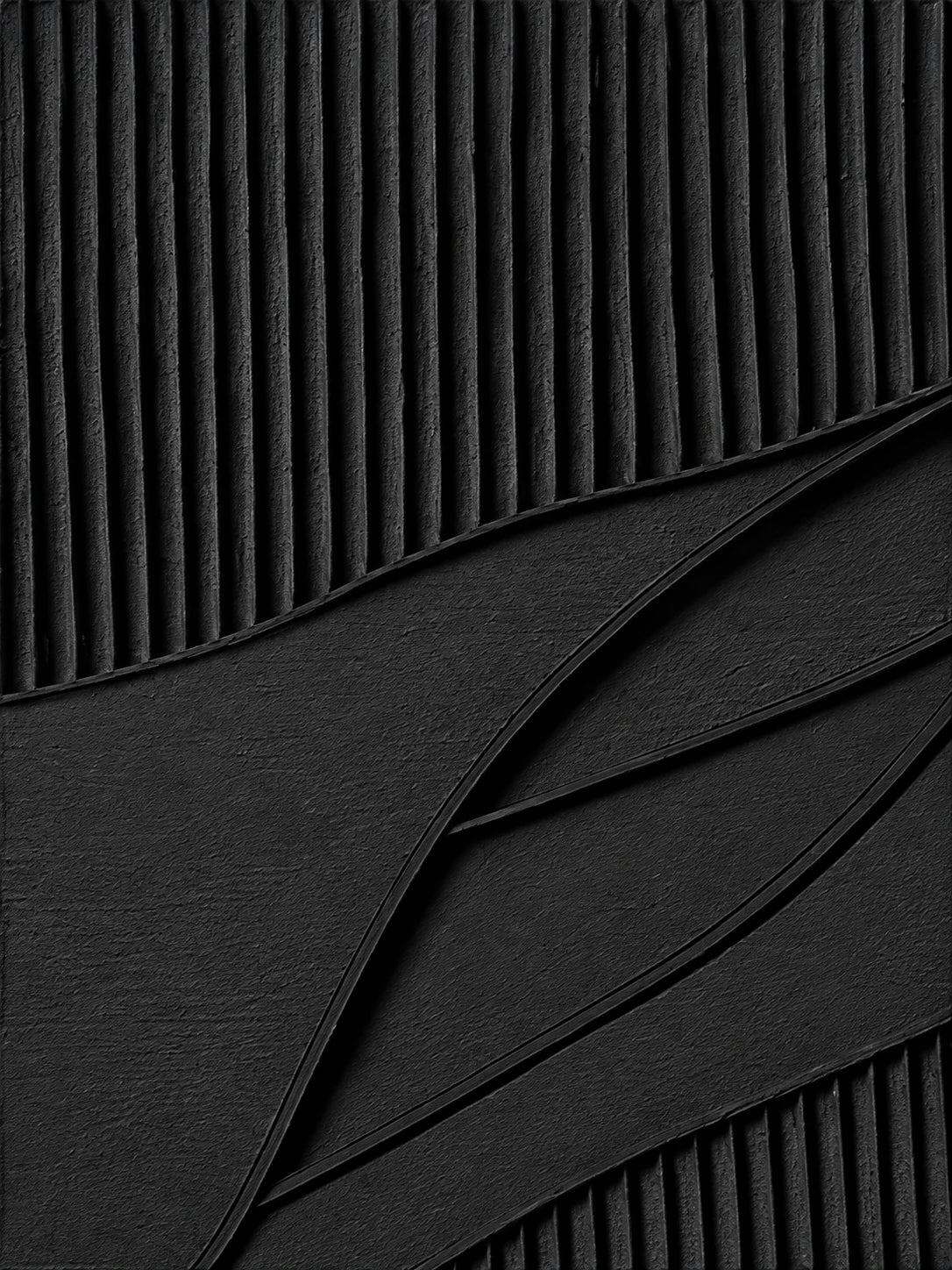 Noir Continuum diptych, left panel artwork.