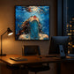 Submerged Radiance artwork displayed in an interior setting, view 1.