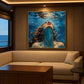 Submerged Radiance artwork displayed in an interior setting, view 2.