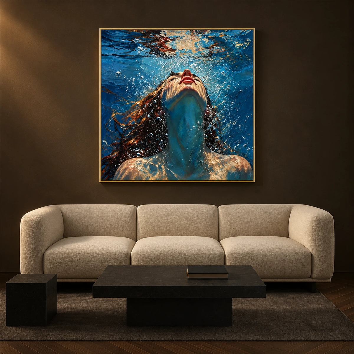 Submerged Radiance artwork displayed in an interior setting, view 5.