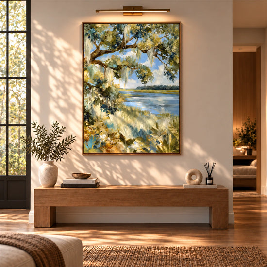 Marshside Oak artwork displayed in an interior setting, view 1.