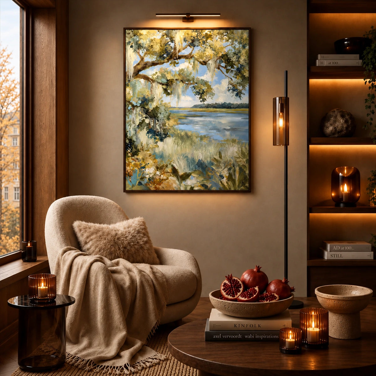 Marshside Oak artwork displayed in an interior setting, view 5.