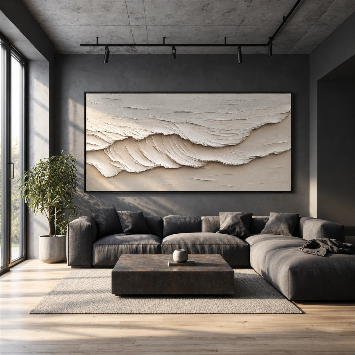 Ivory Tidelayers artwork displayed in an interior setting, view 3.