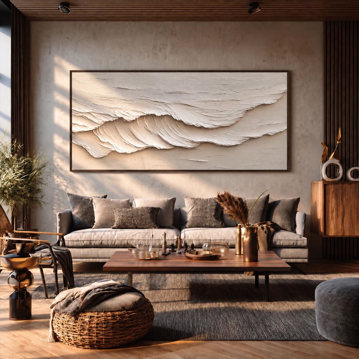Ivory Tidelayers artwork displayed in an interior setting, view 4.
