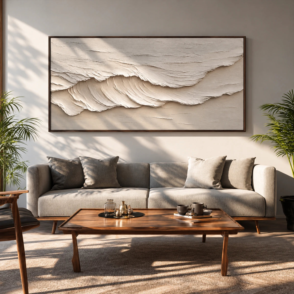 Ivory Tidelayers artwork displayed in an interior setting, view 5.