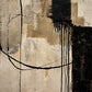 Noir Crosscurrent full artwork. Black blocks, fine curved lines, and trailing marks cross a weathered ivory and taupe ground.