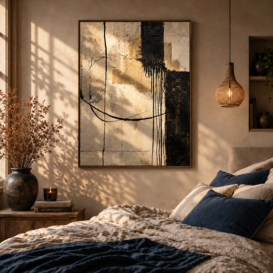 Noir Crosscurrent artwork displayed in an interior setting, view 1.