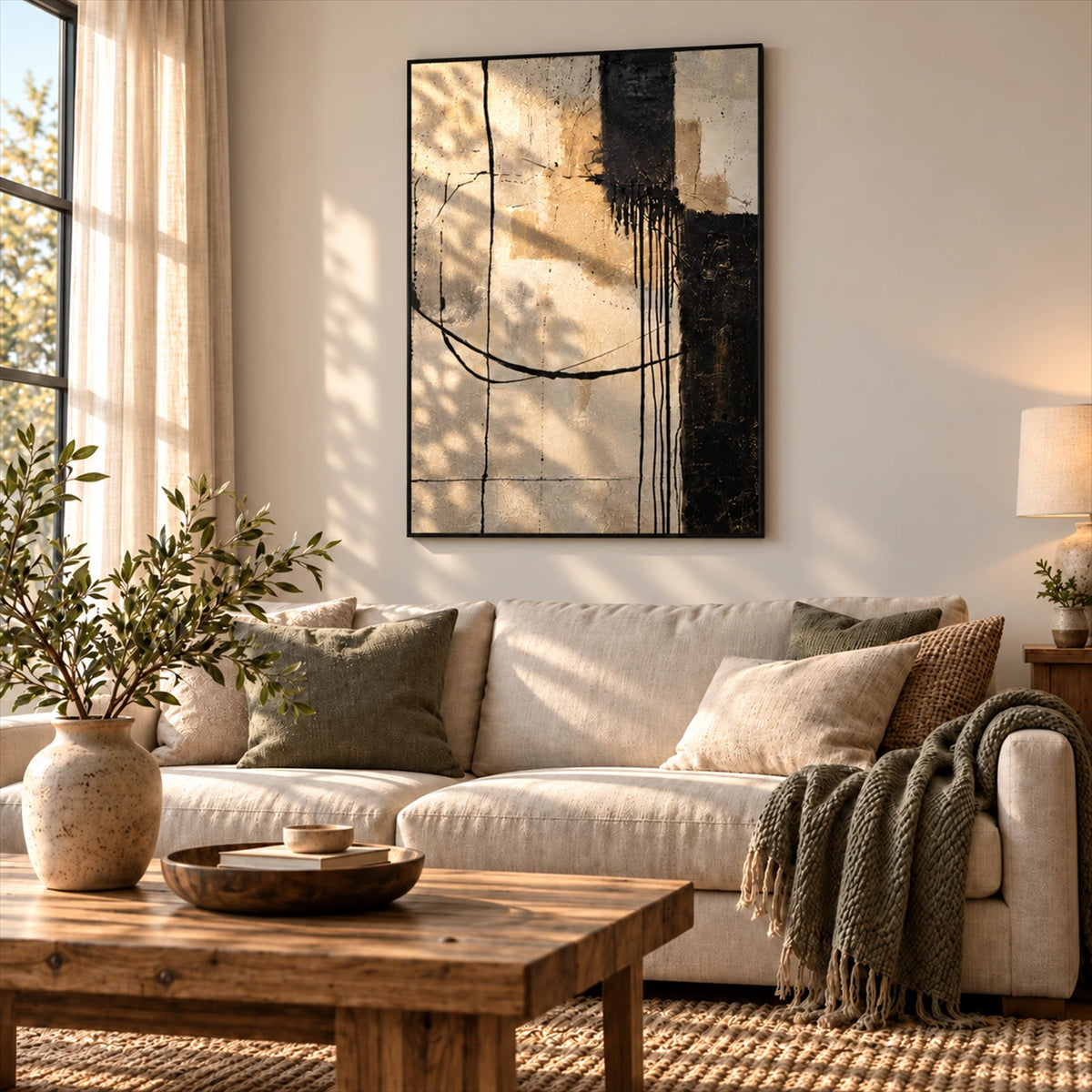 Noir Crosscurrent artwork displayed in an interior setting, view 5.