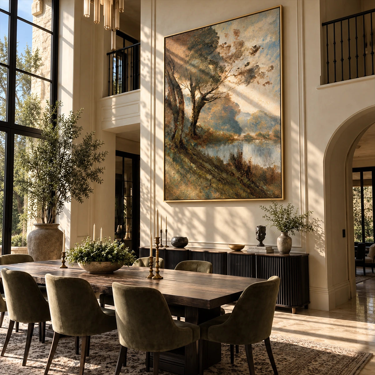 Stillwater Boughs artwork displayed in an interior setting, view 5.