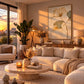 Ginkgo Whispers artwork displayed in an interior setting, view 3.