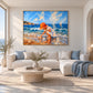 Scarlet Sunhat artwork displayed in an interior setting, view 4.