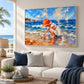 Scarlet Sunhat artwork displayed in an interior setting, view 5.