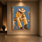 Ochre Respite artwork displayed in an interior setting, view 1.