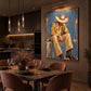 Ochre Respite artwork displayed in an interior setting, view 2.