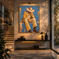 Ochre Respite artwork displayed in an interior setting, view 4.