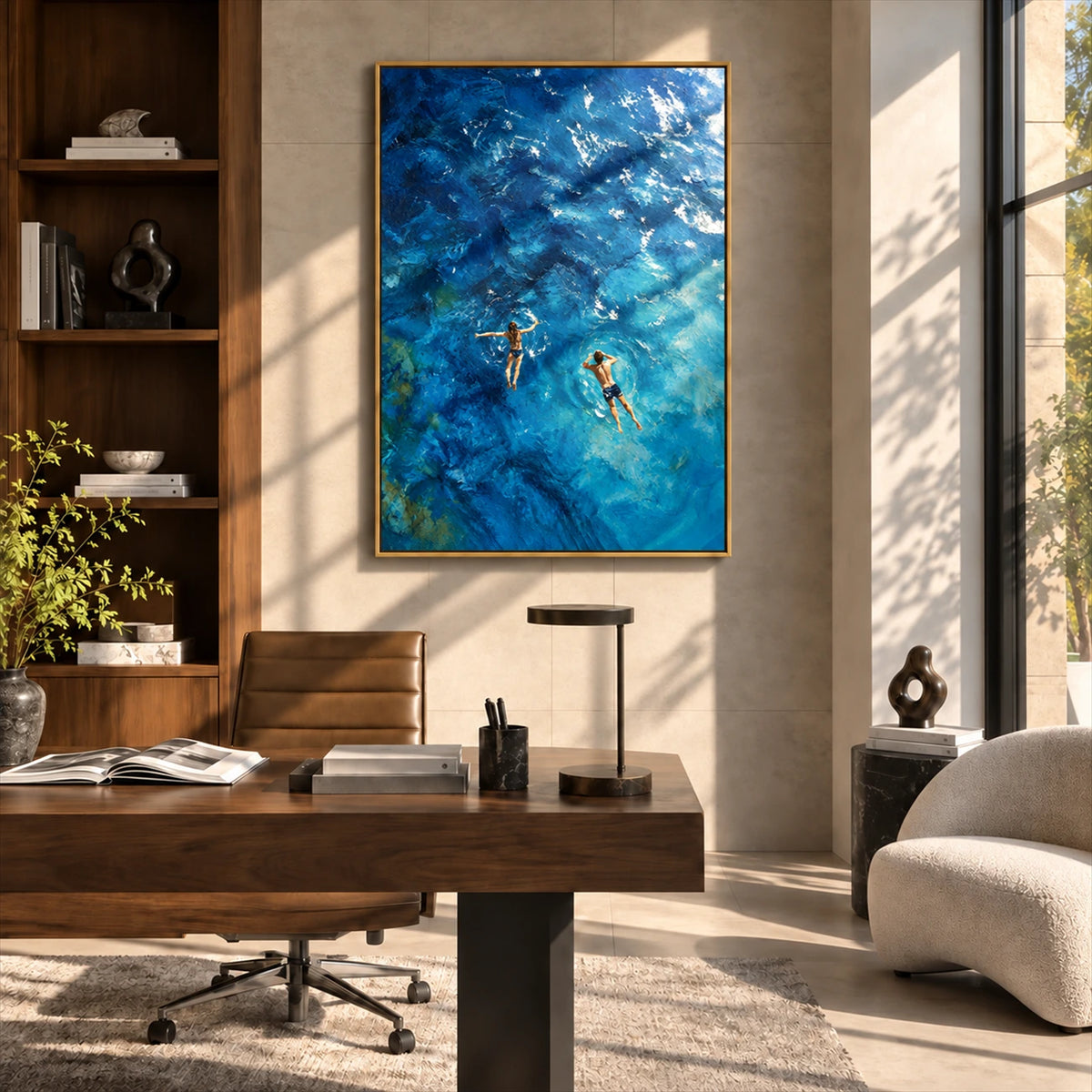 Bluewater Companions artwork displayed in an interior setting, view 1.