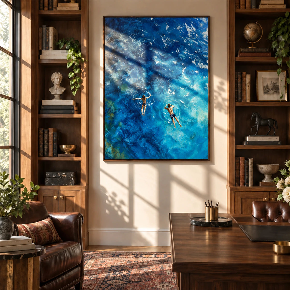 Bluewater Companions artwork displayed in an interior setting, view 2.