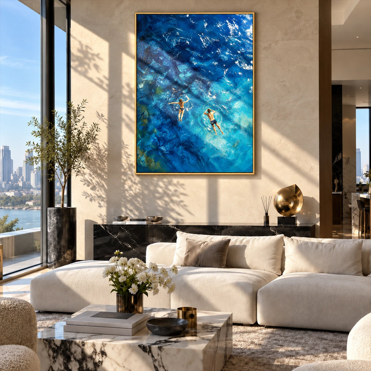 Bluewater Companions artwork displayed in an interior setting, view 4.