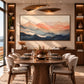 Dawn Ridgelines artwork displayed in an interior setting, view 5.