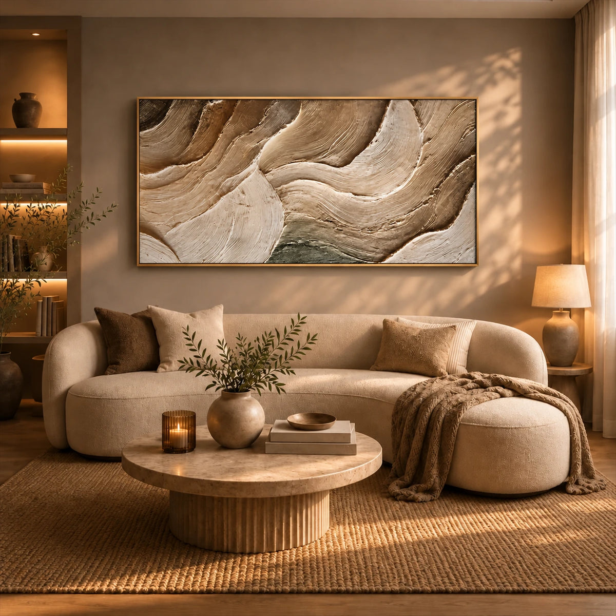 Stonefold Currents artwork displayed in an interior setting, view 1.