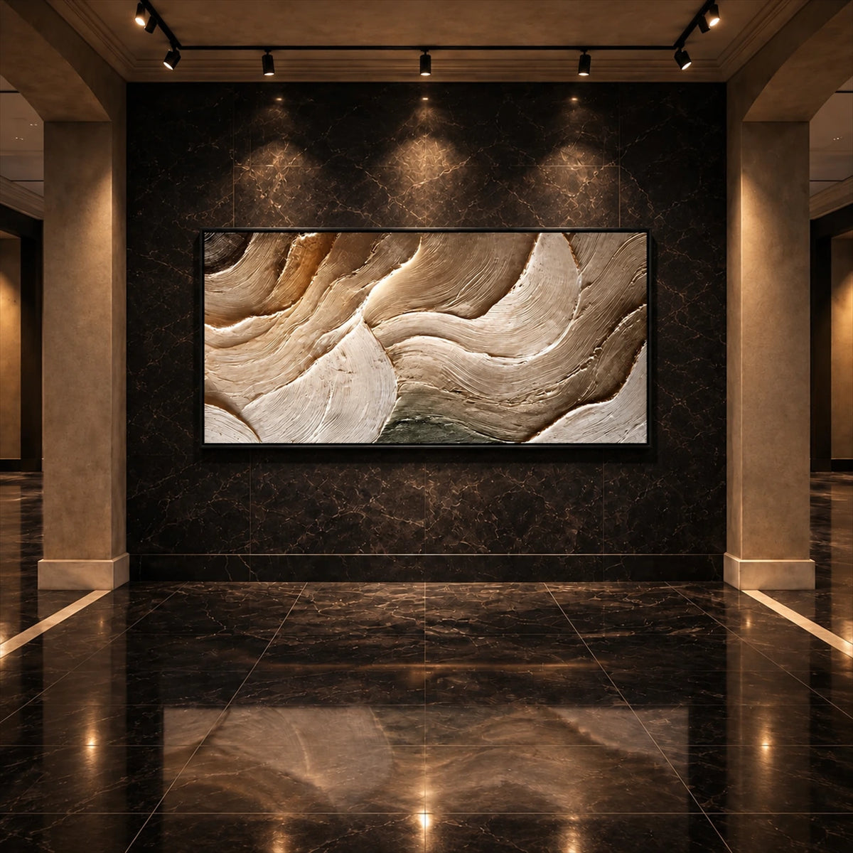 Stonefold Currents artwork displayed in an interior setting, view 2.