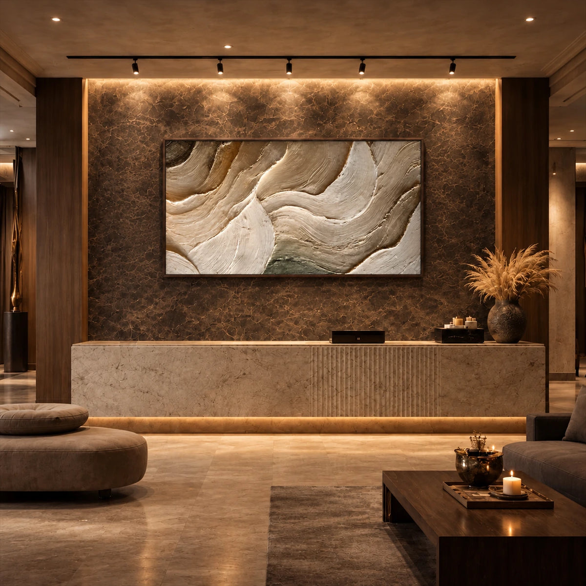 Stonefold Currents artwork displayed in an interior setting, view 3.