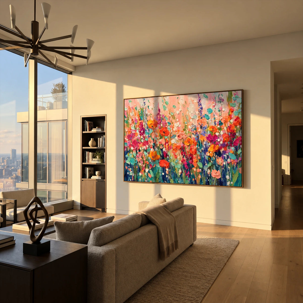 Petal Jubilee artwork displayed in an interior setting, view 3.