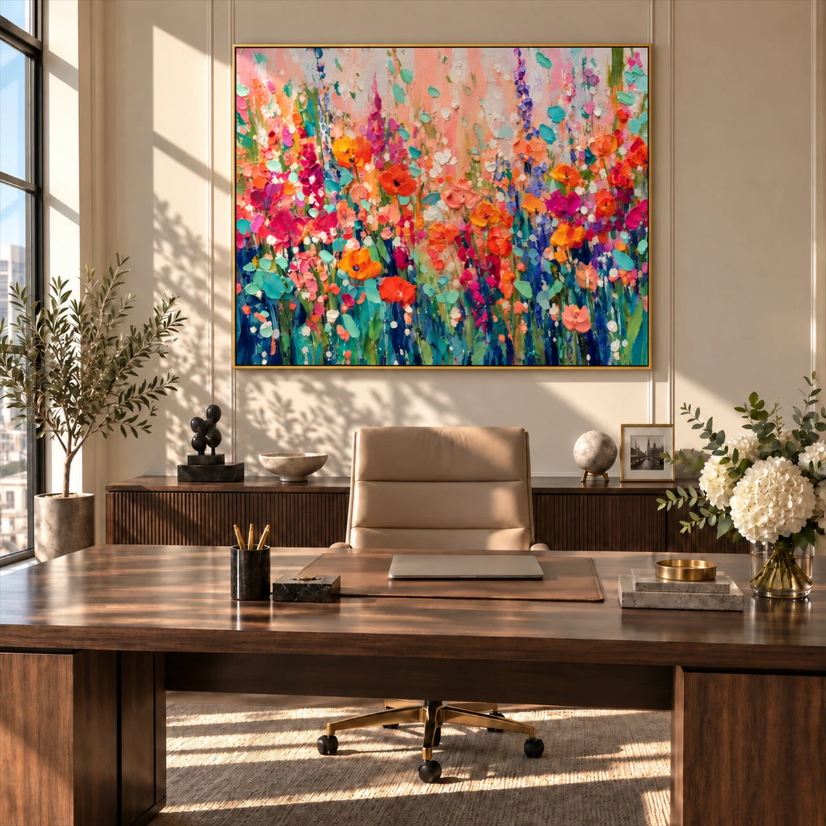Petal Jubilee artwork displayed in an interior setting, view 4.