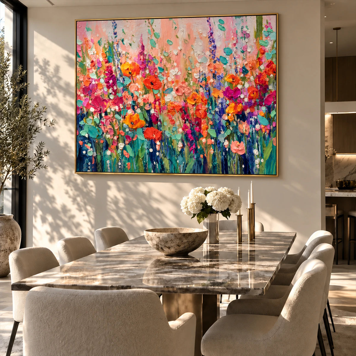 Petal Jubilee artwork displayed in an interior setting, view 5.