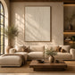 Ivory Contours artwork displayed in an interior setting, view 1.