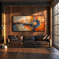 Cobalt Flare artwork displayed in an interior setting, view 2.