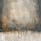 Silver Hush full artwork. Soft gray and ivory washes meet a dark horizon of textured marks, with muted gold accents suggesting distant light.
