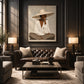 Ivory Solitude artwork displayed in an interior setting, view 2.