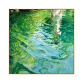 Emerald Ripples Wall Art