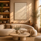 Linen Stillness artwork displayed in an interior setting, view 2.