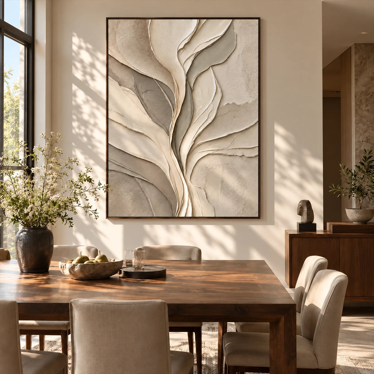 Ivory Leafsong artwork displayed in an interior setting, view 3.
