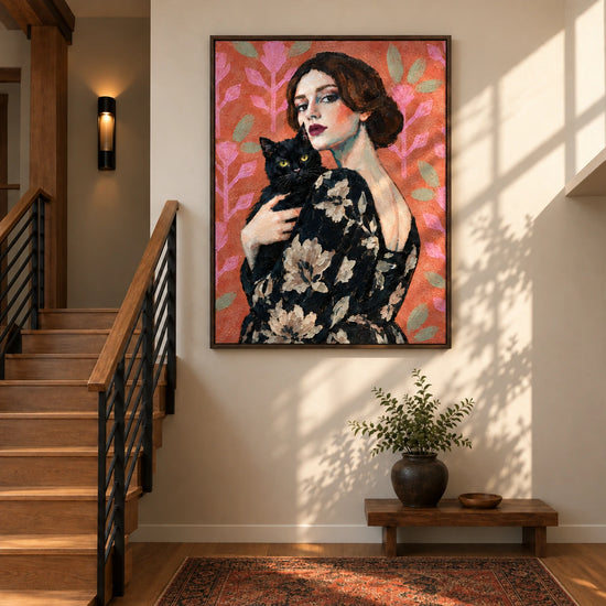 Velvet Familiar artwork displayed in an interior setting, view 1.