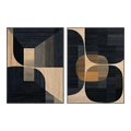 Noir Geometry Wall Art