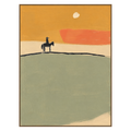 Ochre Horizon Wall Art
