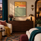 Ochre Horizon artwork displayed in an interior setting, view 2.