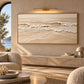 Ivory Shoreline artwork displayed in an interior setting, view 2.