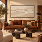 Ivory Shoreline artwork displayed in an interior setting, view 3.