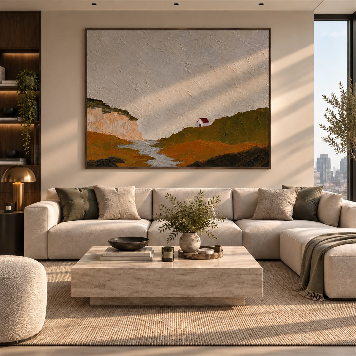 Quiet Headland artwork displayed in an interior setting, view 3.