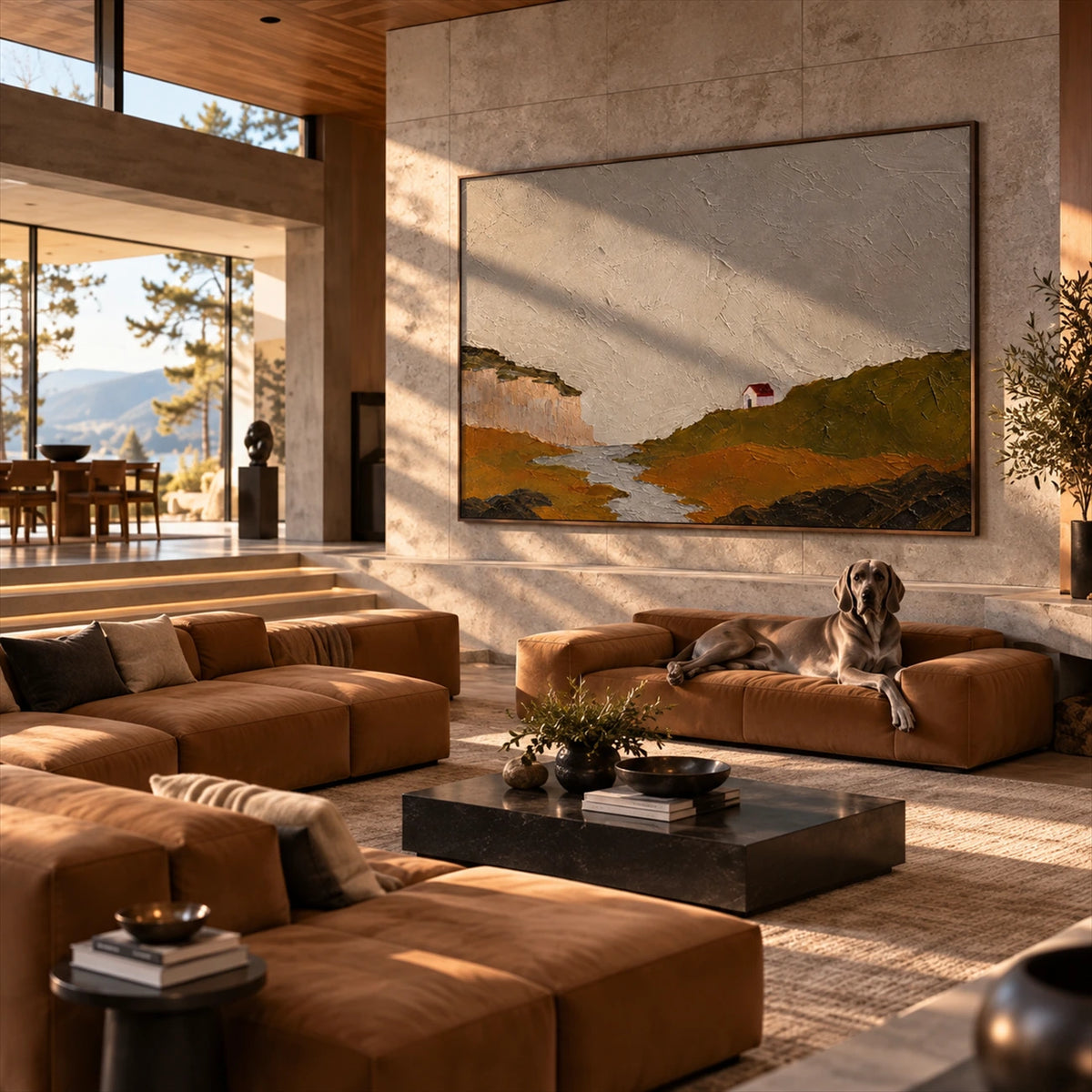 Quiet Headland artwork displayed in an interior setting, view 4.