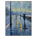 Rainlit Promenade Wall Art