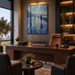 Rainlit Promenade artwork displayed in an interior setting, view 4.