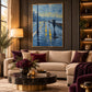 Rainlit Promenade artwork displayed in an interior setting, view 5.